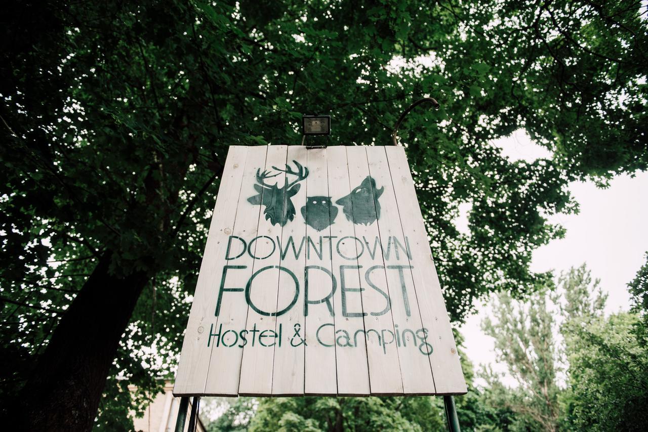 Downtown Forest Hostel & Camping Vilnius Extérieur photo